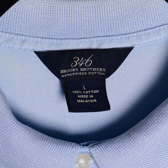 Brooks Brothers 346 Mercerized Cotton Polo TShirt - Picture 2 of 4